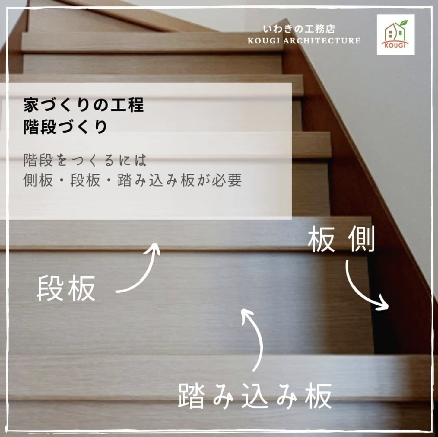 【家づくりの工程】階段づくり